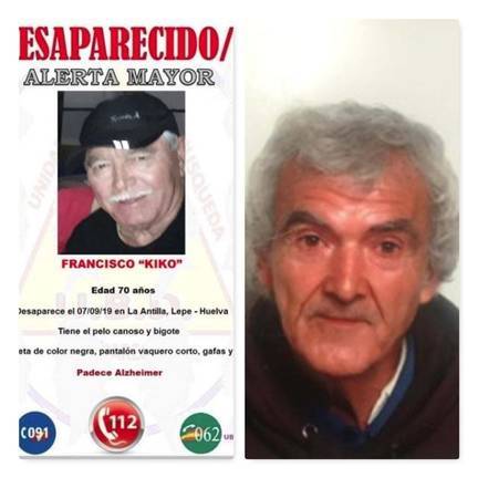 Sin rastro, tras una intensa búsqueda, de los dos hombres desaparecidos en La Antilla y Riotinto
