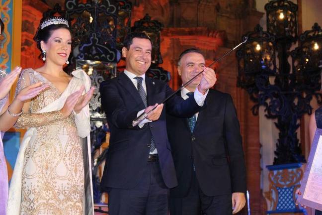 Moreno Bonilla, Capataz de Honor en La Palma en el estreno de su Cátedra Universitaria del Vino