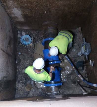 Giahsa mejora la red para evitar el desabastecimiento de agua en la Cuenca Minera