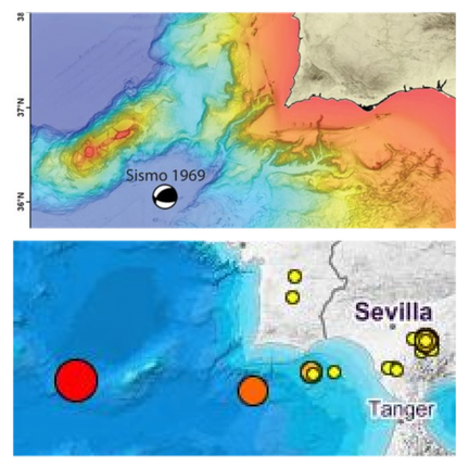 Registran un sismo de magnitud 4,1 en la misma zona que el último que dañó a Huelva en 1969