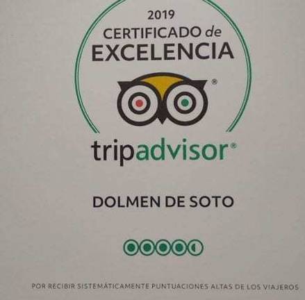 El Dolmen de Soto de Trigueros se gana el Certificado de Excelencia de TripAdvisor