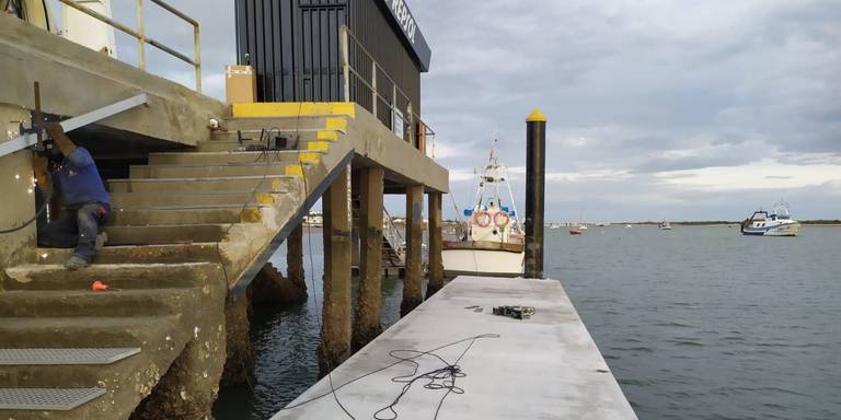 Mejoras en el Puerto Pesquero de El Rompido