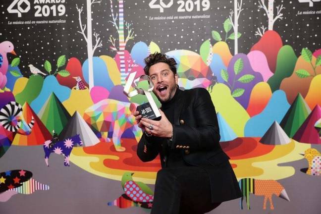 Manuel Carrasco gana el premio a la mejor gira en LOS40 Music Awards