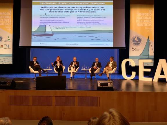 El Puerto de Huelva expone su desarrollo en el IV Simposio Nacional de Clubes Náuticos