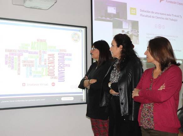 La UHU y la Fundación Cepsa habilitan dos aulas de enseñanza virtual
