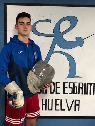 Stefan Rojas sigue progresando para satisfacción del Club Esgrima Huelva
