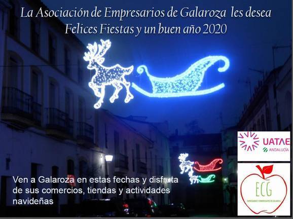 La Asociación de Empresarios de Galaroza felicita la Navidad