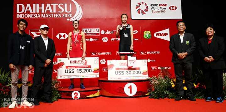 Carolina Marín se queda con la plata en Indonesia