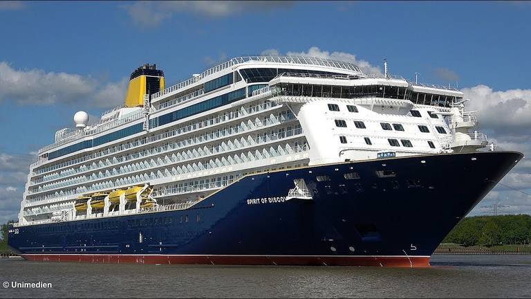 El buque ‘Ms Spirit of Discovery’ llega este sábado a Huelva con más de 800 pasajeros
