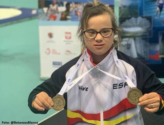 Blanca Betanzos sale de Polonia como doble Campeona del Mundo