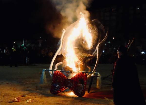 El popular Entierro del Choco cerrará este jueves el Carnaval Colombino 2020