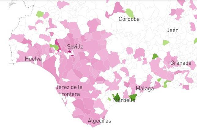 29 municipios de Huelva presentan un riesgo de muerte muy superior a la media nacional