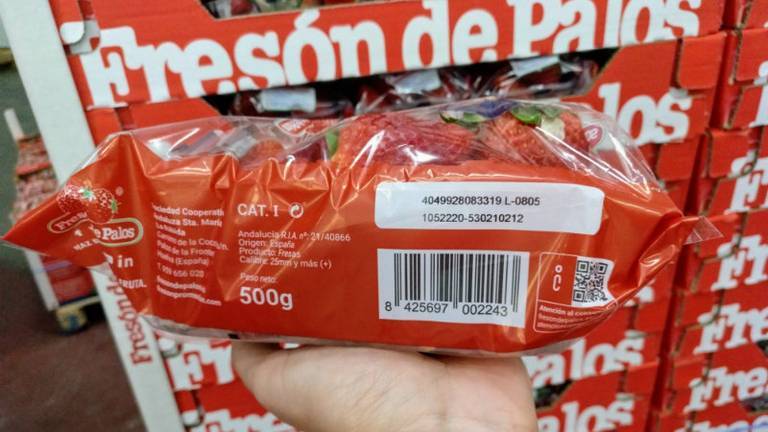 Fresón de Palos facilita la atención telefónica con un código QR en sus envases