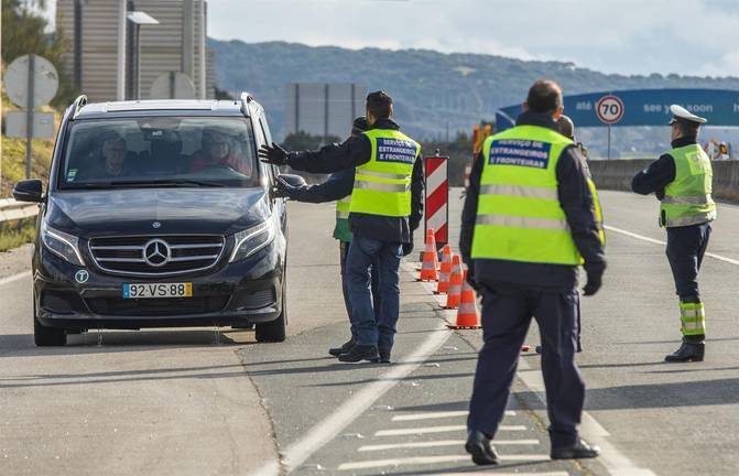 Cerrados los seis pasos fronterizos entre Huelva y Portugal