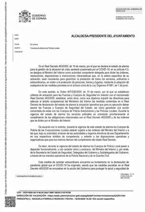 La Policía Local de la provincia dejará de felicitar los cumpleaños a