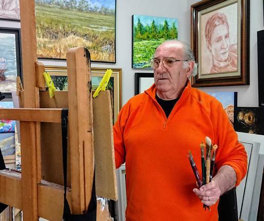 Antonio Suárez en su ‘encierro’ se refugia en la pintura