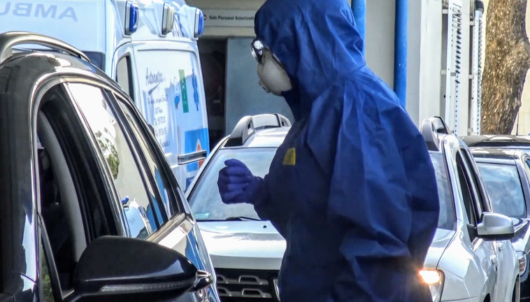 Salud le hará las pruebas del coronavirus a los onubenses con síntomas en 14 puntos Auto-Covid