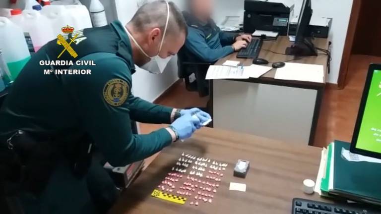 Un detenido por la Guardia Civil en Isla Cristina con 122 dosis de cocaína