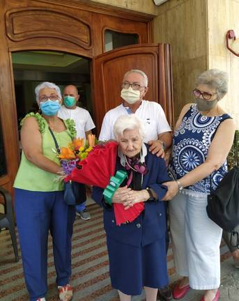 Purificación Quintero Bermejo, ‘la abuela Puri’, cumple un siglo