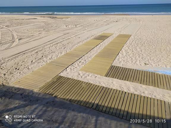 Almonte permitirá el baño en sus playas desde el 5 de junio 1 Almonte permitirá el baño en sus playas desde el 5 de junio