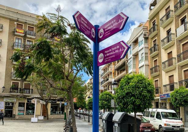 La capital estrena señalización turística en el centro de la ciudad