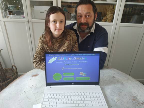 Un padre del colegio ‘Las Gaviotas’ de Lepe crea su propia plataforma de enseñanza online
