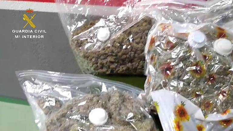 Detenido en Paymogo con 5,5 kg de marihuana para su venta en Portugal 2 Detenido en Paymogo con 5,5 kg de marihuana para su venta en Portugal