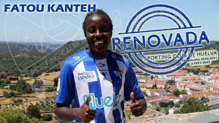Fatou Kanteh se hace fuerte en el castillo del Sporting de Huelva