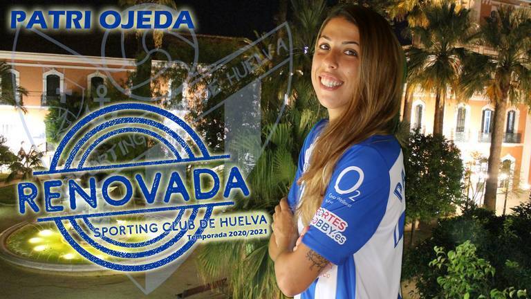Patri Ojeda seguirá siendo una seña de identidad del Sporting de Huelva