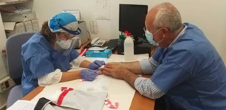 Los funcionarios de la Administración de Justicia comienzan a hacerse los test de Covid-19