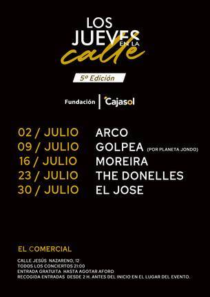 La Fundación Cajasol apuesta este verano por ‘Los Jueves en la Calle’