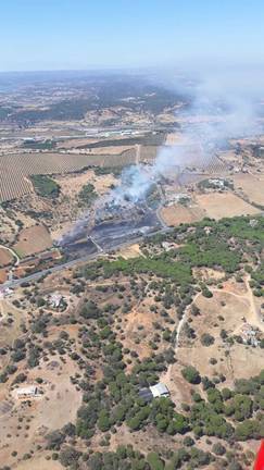 Controlado un incendio declarado en un paraje de Ayamonte