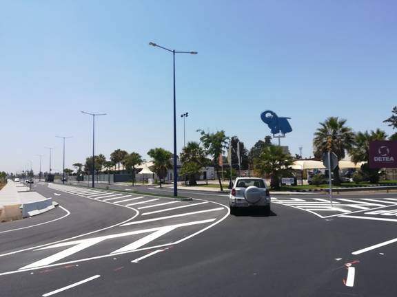 El Puerto abre el nuevo acceso al Polígono de la Punta del Sebo desde la H-30