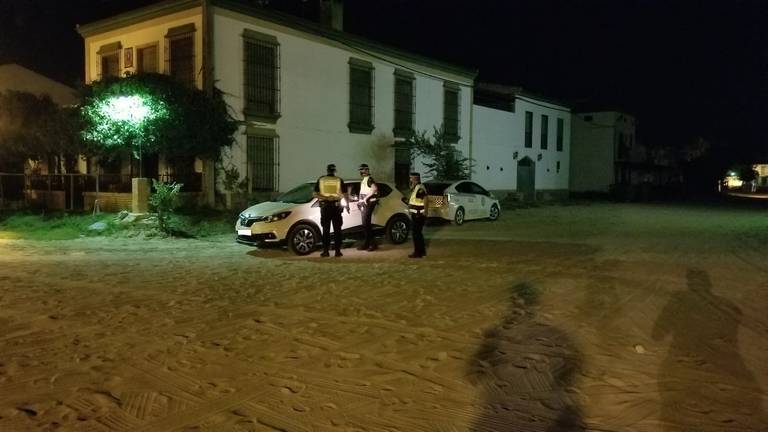 La Policía Local de Almonte realiza controles de alcoholemia en El Rocío