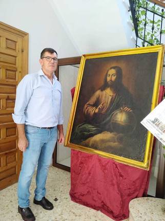 El Ayuntamiento de Puebla de Guzmán adquiere un valioso cuadro de Márquez de Velasco