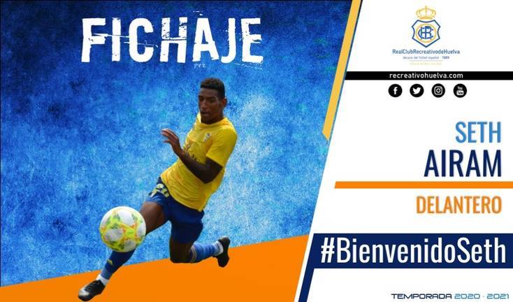 Seth llega al Recreativo para aprobar la asignatura del gol