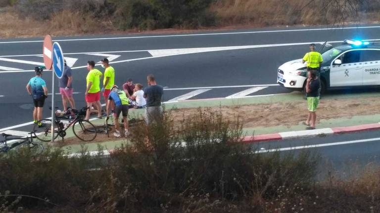 Un ciclista, atropellado en la carretera de El Portil a Huelva