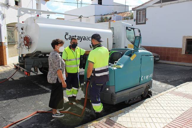 Cartaya pone en marcha una campaña para mejorar la limpieza en calles y plazoletas