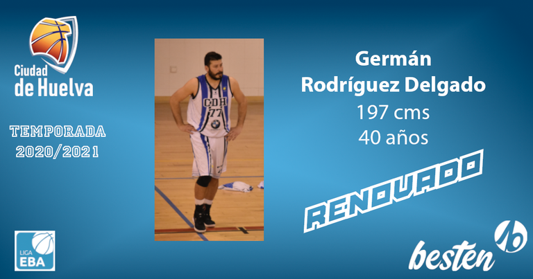 Germán Rodríguez cierra la plantilla del Ciudad de Huelva