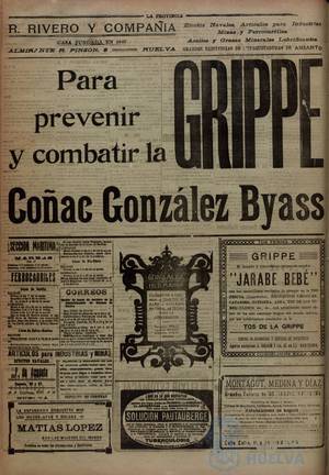 Otoño-invierno de 1918: Cuando Huelva sucumbió a la segunda ola de la gran gripe 6 Otoño-invierno de 1918: Cuando Huelva sucumbió a la segunda ola de la gran gripe
