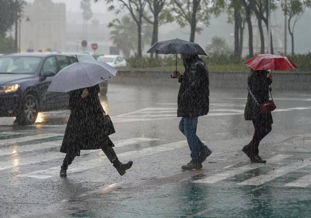 Un fuerte temporal de viento y lluvia azotará Huelva a partir de este martes