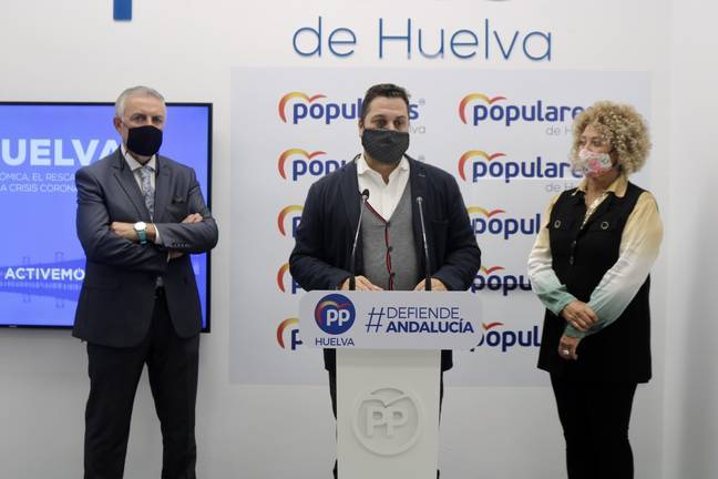 El PP afirma que “la inversión en 2021 llegará de la mano de la Junta y del Puerto de Huelva”
