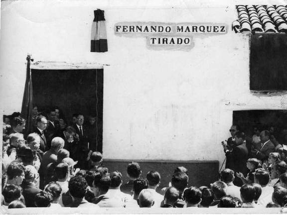 Se cumplen 55 años de la inauguración de la calle Fernando Márquez Tirado