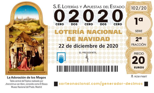 El año del Covid, la cifra favorita de los onubenses en la Lotería de Navidad