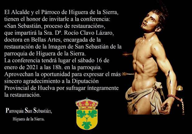La talla de San Sebastián vuelve a centrar la vida cultural de Higuera