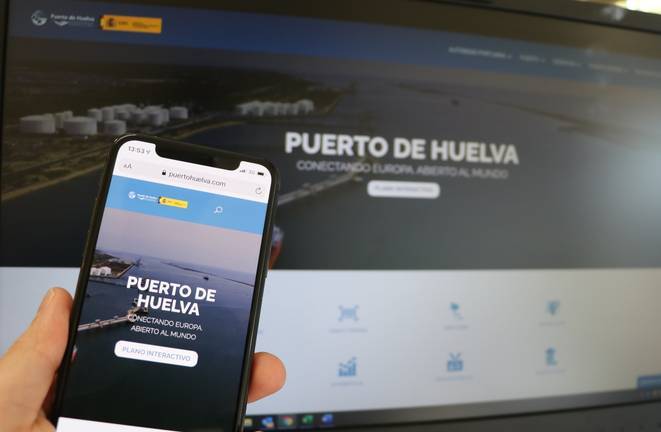 La Autoridad Portuaria de Huelva presenta una nueva web más accesible e intuitiva