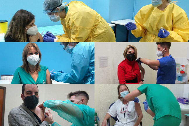 Los sanitarios se vacunan para combatir la tercera ola “más fuertes que nunca”