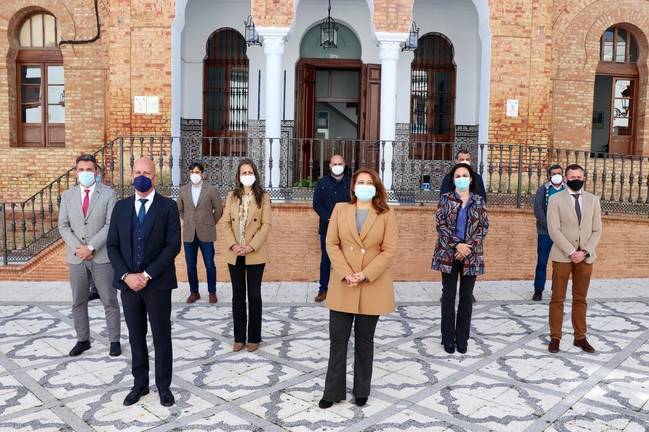 Los pueblos afectados por el incendio de Almonaster firman un acuerdo contra el cambio climático