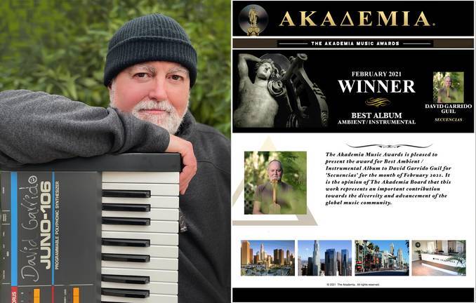 David Garrido Guil gana el prestigioso Akademia Music Awards con el disco ‘Secuencias’