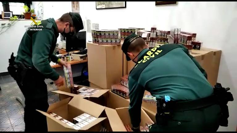 Intervenidas 10.000 cajetillas de tabaco de contrabando en Gibraleón